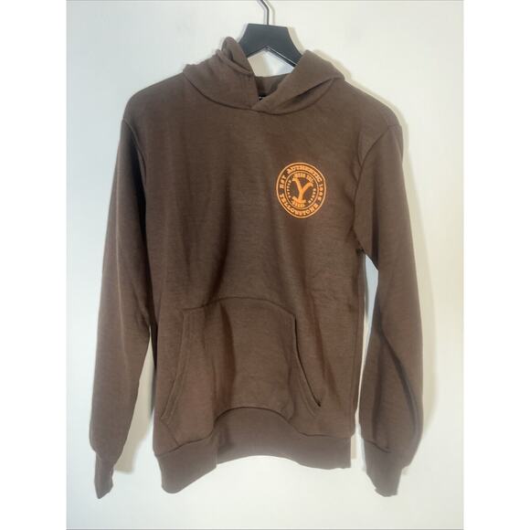 Yellowstone Men's Dutton‎ ranch Graphic Hoodie Sweatshirt Size Small - Picture 1 of 11